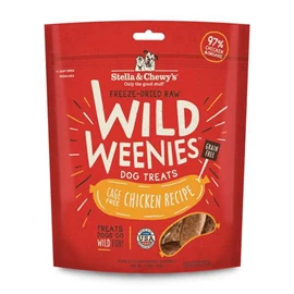 STELLA & CHEWY'S FREEZE-DRIED WILD WEENIES - CAGE-FREE CHICKEN RECIPE 3.25OZ